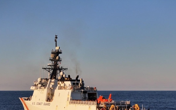 Coast Guard Cutter Stone intercepts a drug trafficking vessel in the Eastern Pacific Ocean