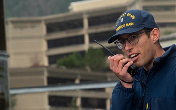 Coast Guard Cutter John Witherspoon moors in Juneau