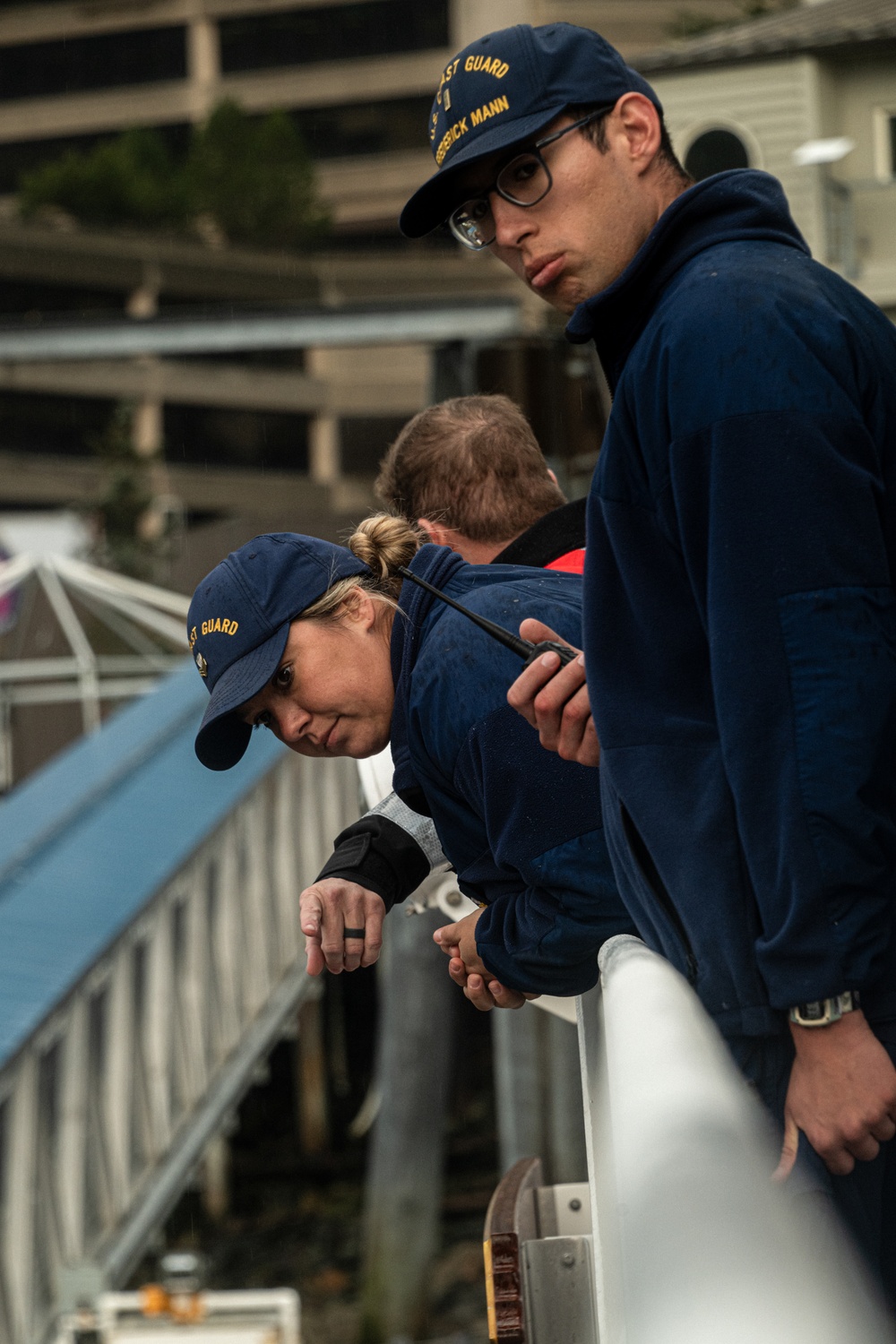 Coast Guard Cutter John Witherspoon moors in Juneau, Alaska