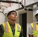 An Officer with OICC MCM Checks the Installation of HVAC Equipment on Camp Blaz