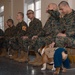 Hotel Company Recruits meet LCpl Bruno