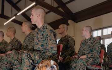 Hotel Company Recruits meet LCpl Bruno