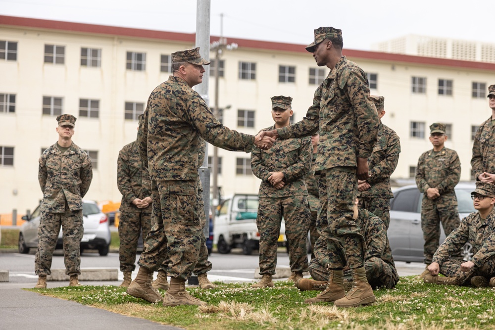 4th Marine Regiment Awards and Promotion Ceremony