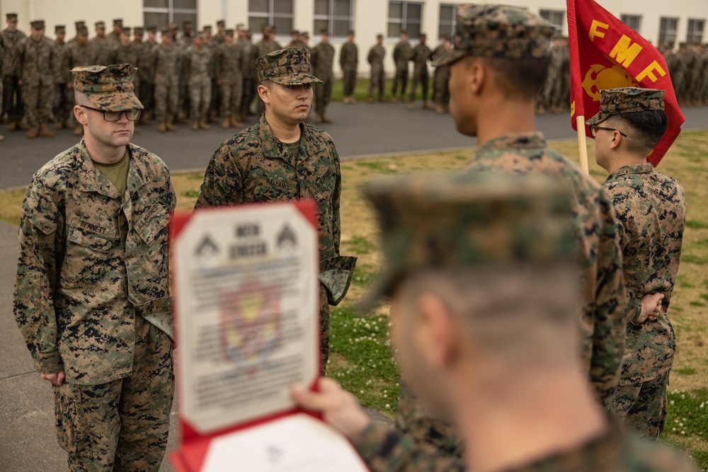 4th Marine Regiment Awards and Promotion Ceremony