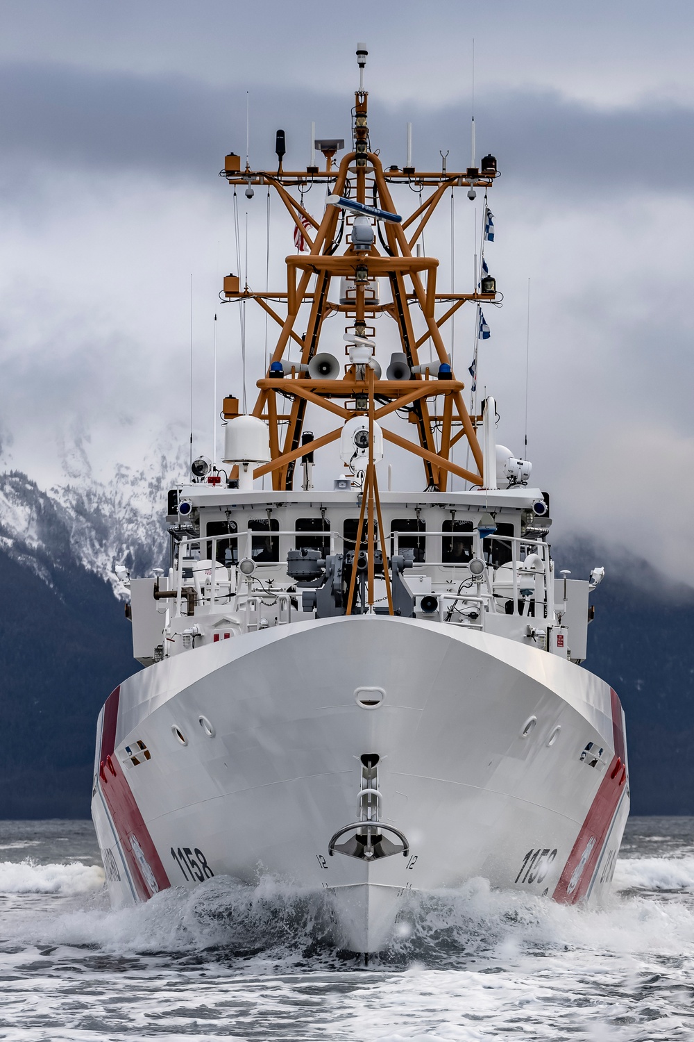 Coast Guard Cutter John Witherspoon crew transits to Juneau, Alaska