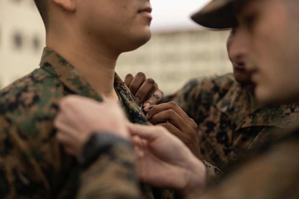 4th Marine Regiment Awards and Promotion Ceremony