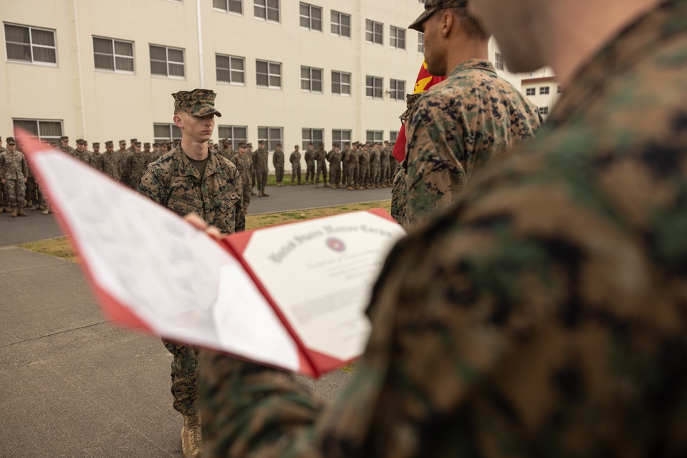 4th Marine Regiment Awards and Promotion Ceremony