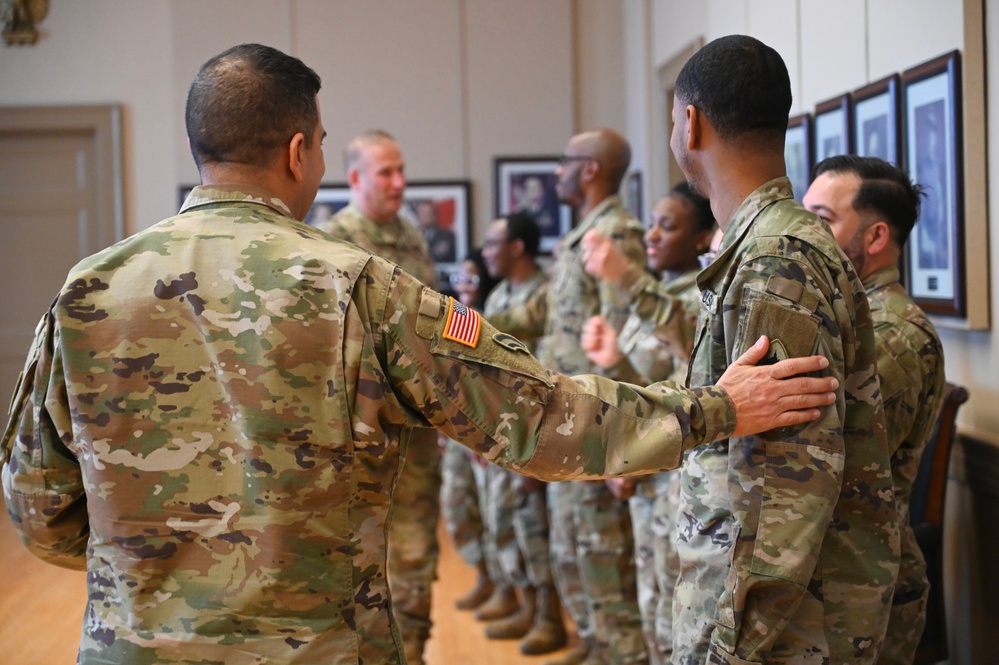 D.C. National Guard Counterdrug Program Soldiers and Airmen Coined by Commanding General