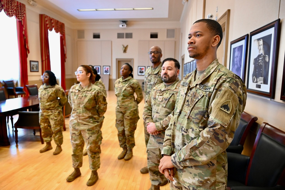 D.C. National Guard Counterdrug Program Soldiers and Airmen Coined by Commanding General