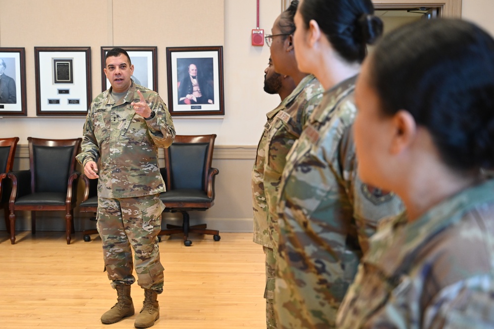 D.C. National Guard Counterdrug Program Soldiers and Airmen Coined by Commanding General