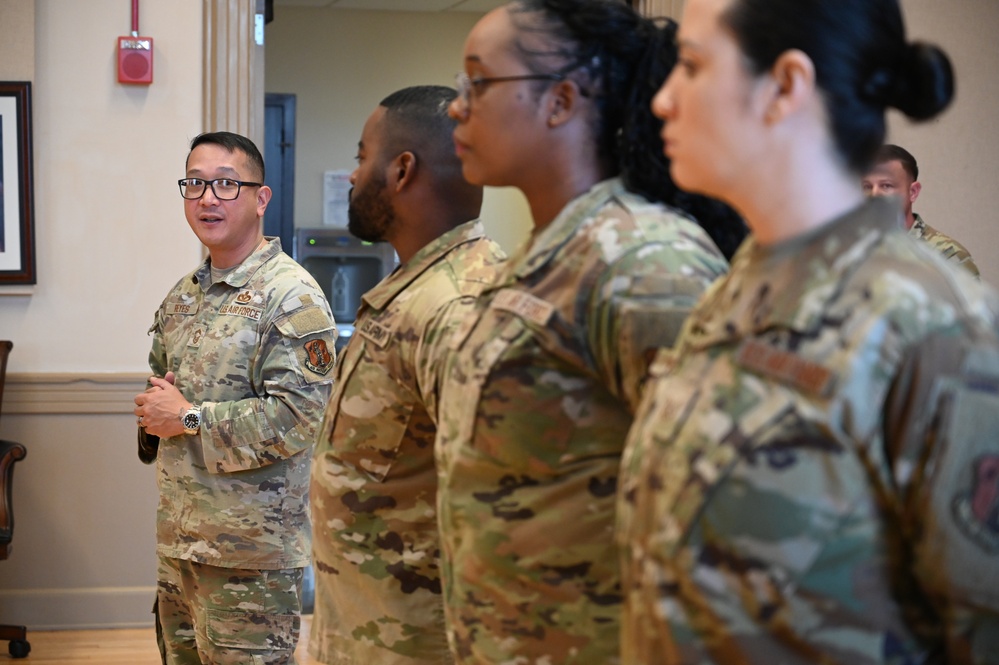 D.C. National Guard Counterdrug Program Soldiers and Airmen Coined by Commanding General