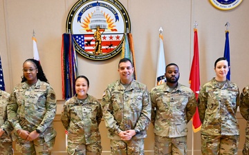 D.C. National Guard Counterdrug Program Soldiers and Airmen Coined by Commanding General