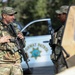 Cal Guard Soldiers manage traffic control points for LA County Wildfires in Altadena