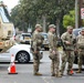 Cal Guard Soldiers manage traffic control points for LA County Wildfires in Altadena