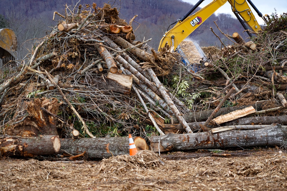 Debris Processing Site in Swannanoa, North Carolina (2)