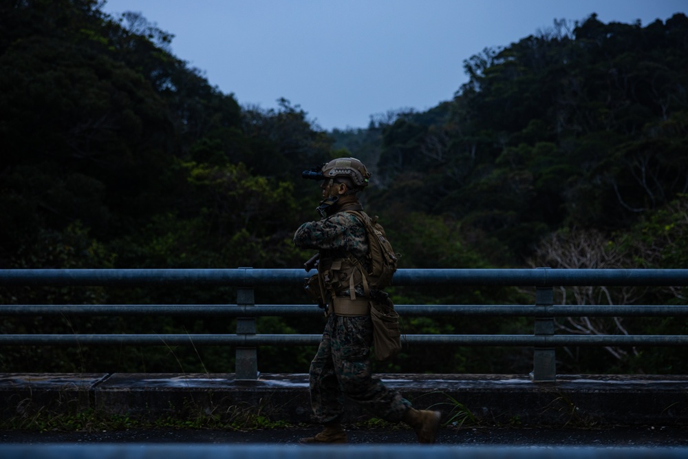 12th MLR Marines Execute Patrolling Operations