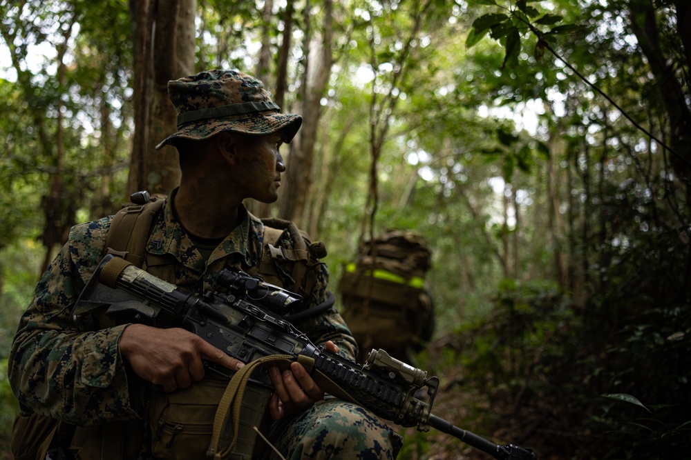 12th MLR Marines Execute Patrolling Operations