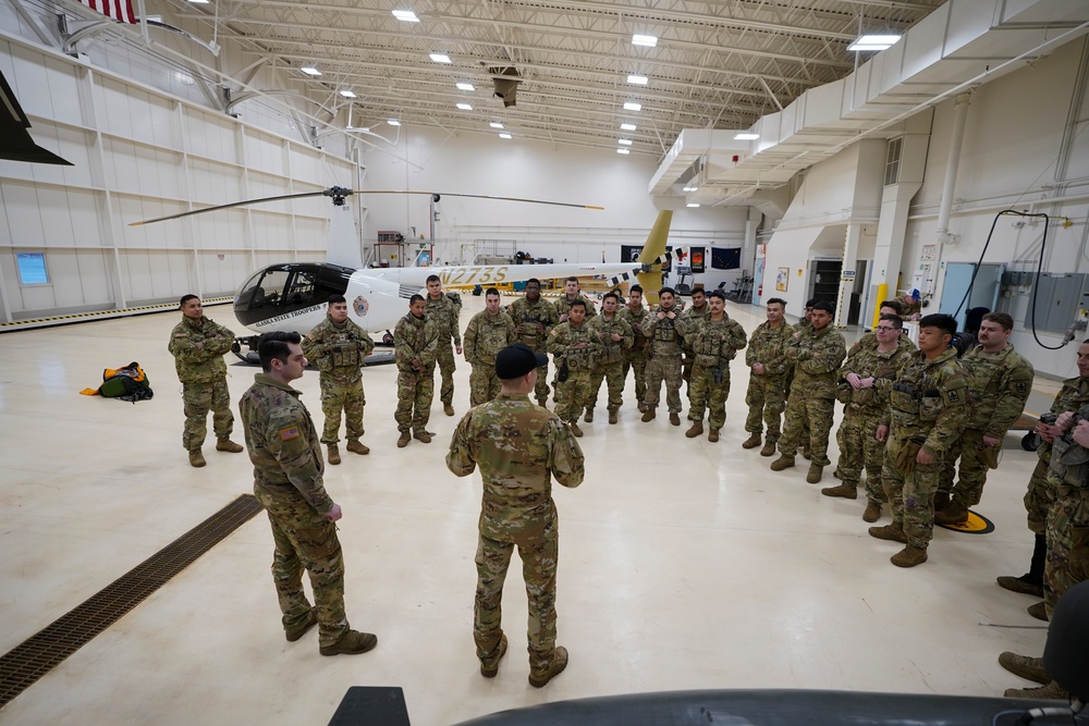 AKARNG infantry and aviators team up during winter FTX