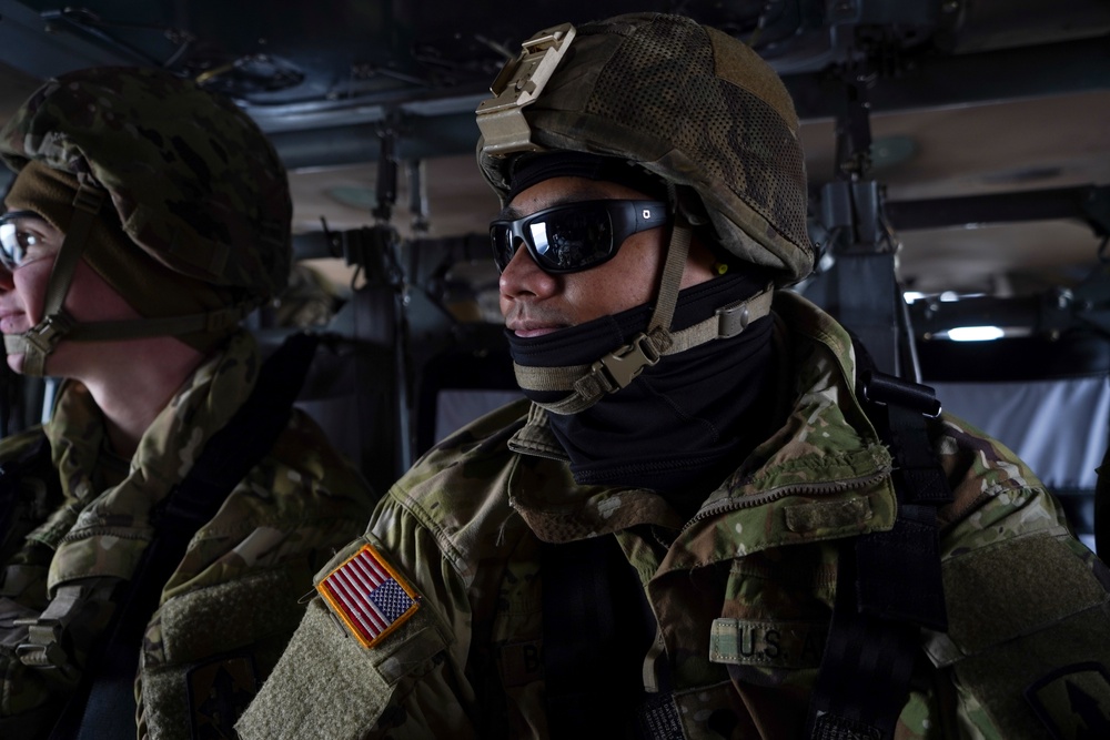 AKARNG infantry and aviators team up during winter FTX
