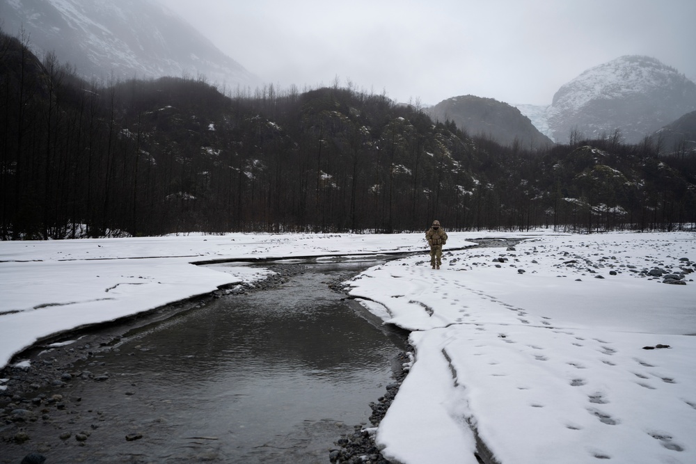 AKARNG infantry and aviators team up during winter FTX