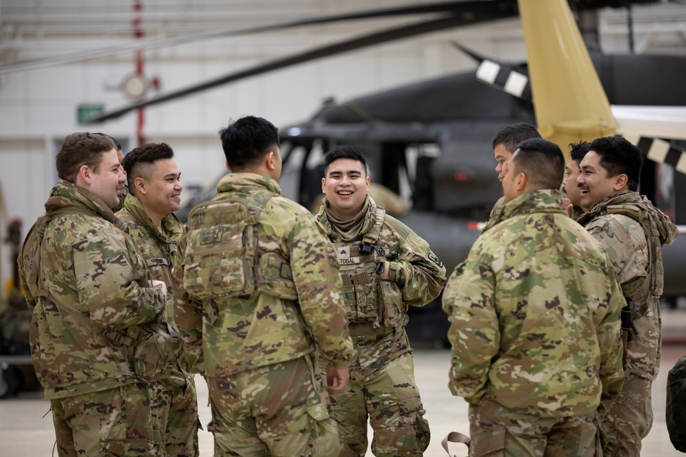 AKARNG infantry and aviators team up during winter FTX