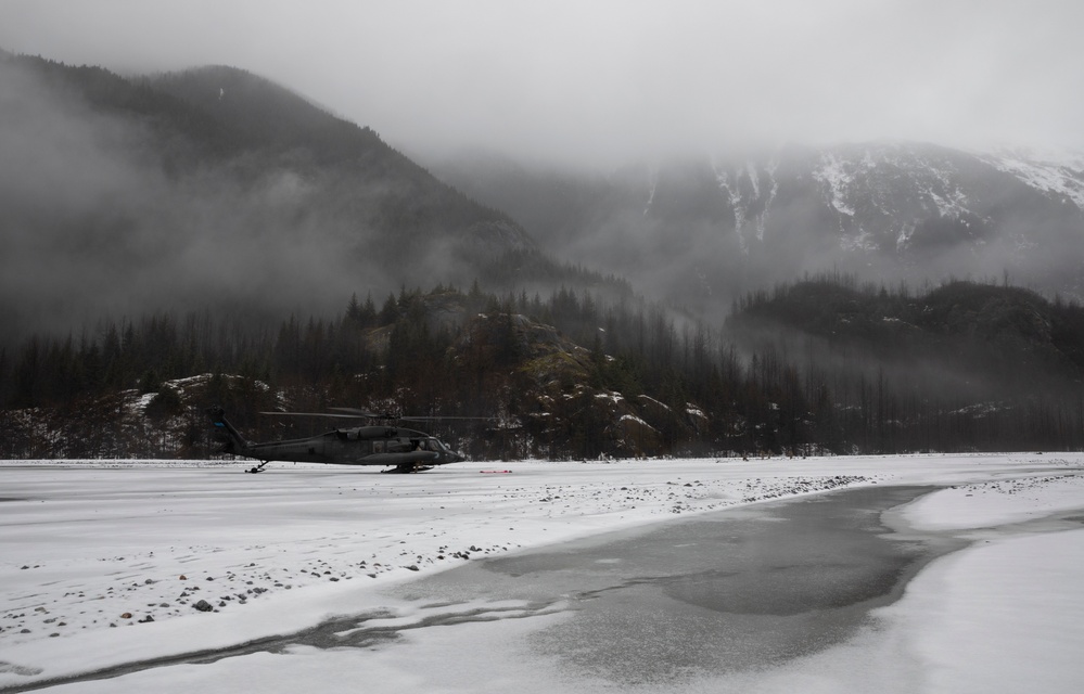 AKARNG infantry and aviators team up during winter FTX