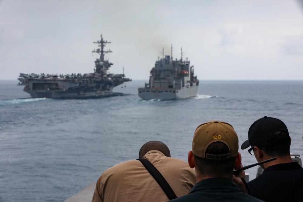 USS Princeton conducts routine operations as part of the Carl Vinson Carrier Strike Group