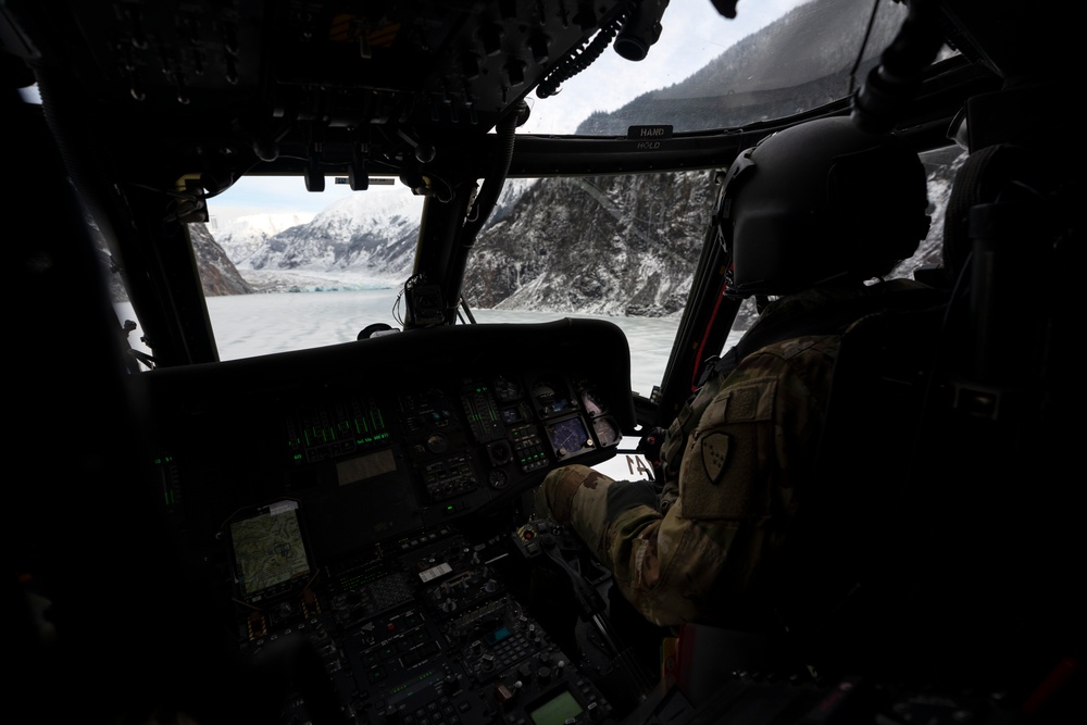 AKARNG Black Hawk aviators conduct flight operations out of Juneau