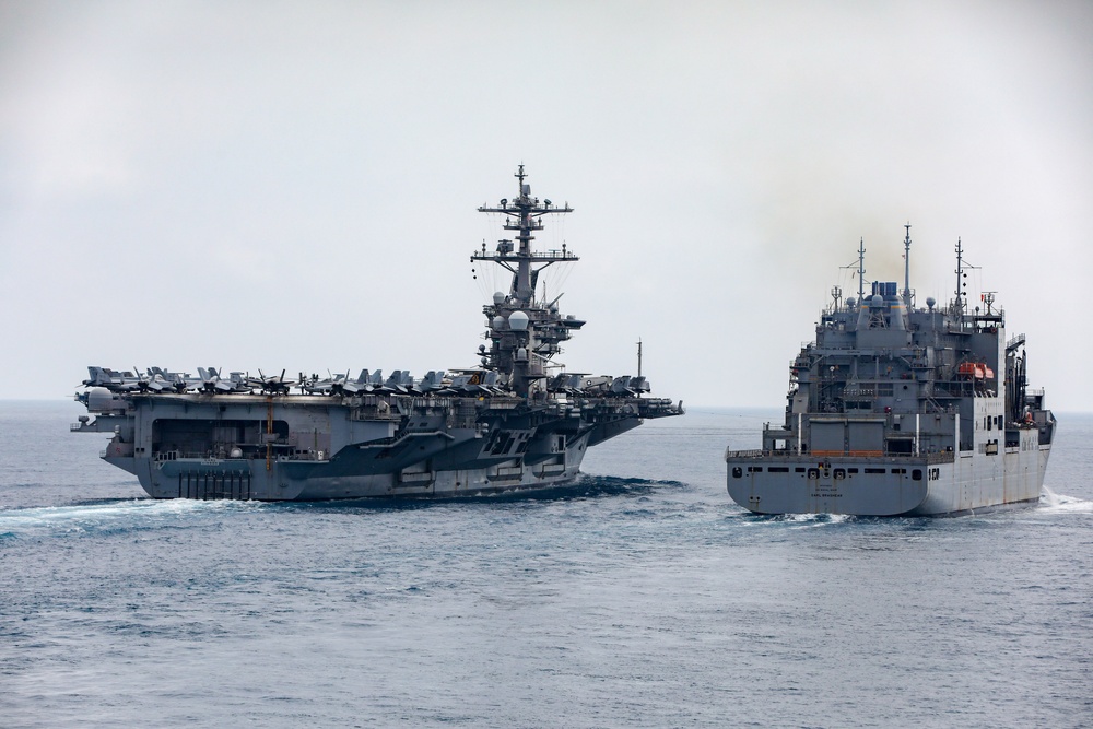 USS Princeton conducts routine operations as part of the Carl Vinson Carrier Strike Group