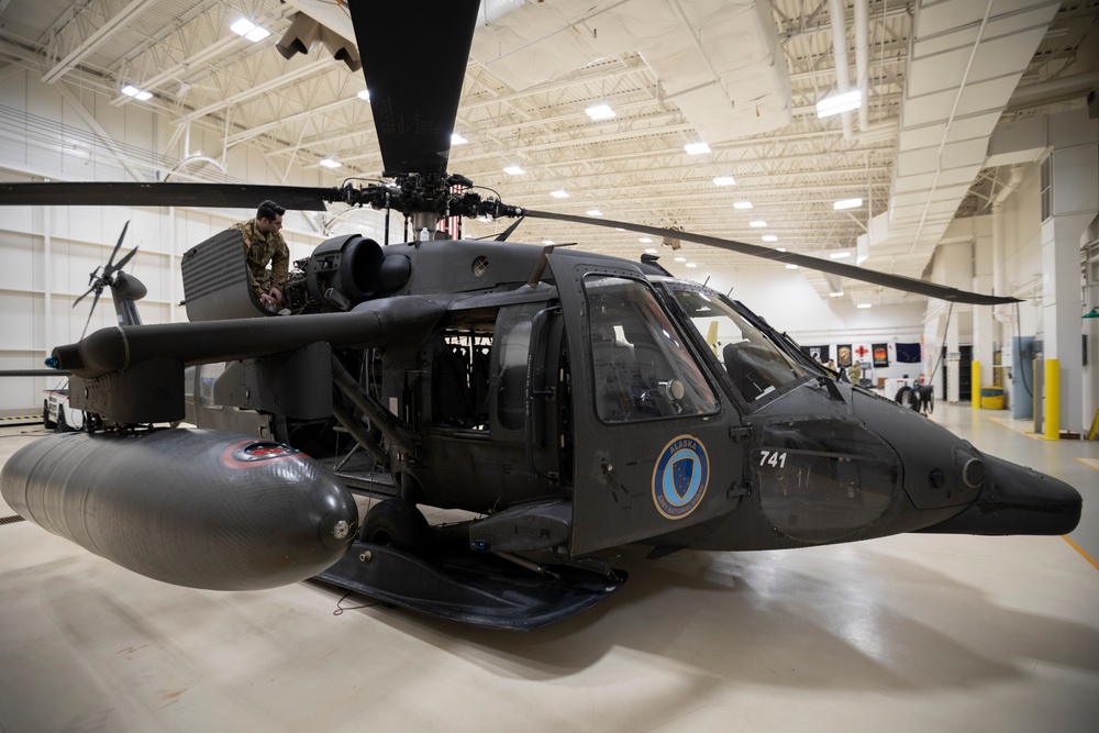 AKARNG Black Hawk aviators conduct flight operations out of Juneau