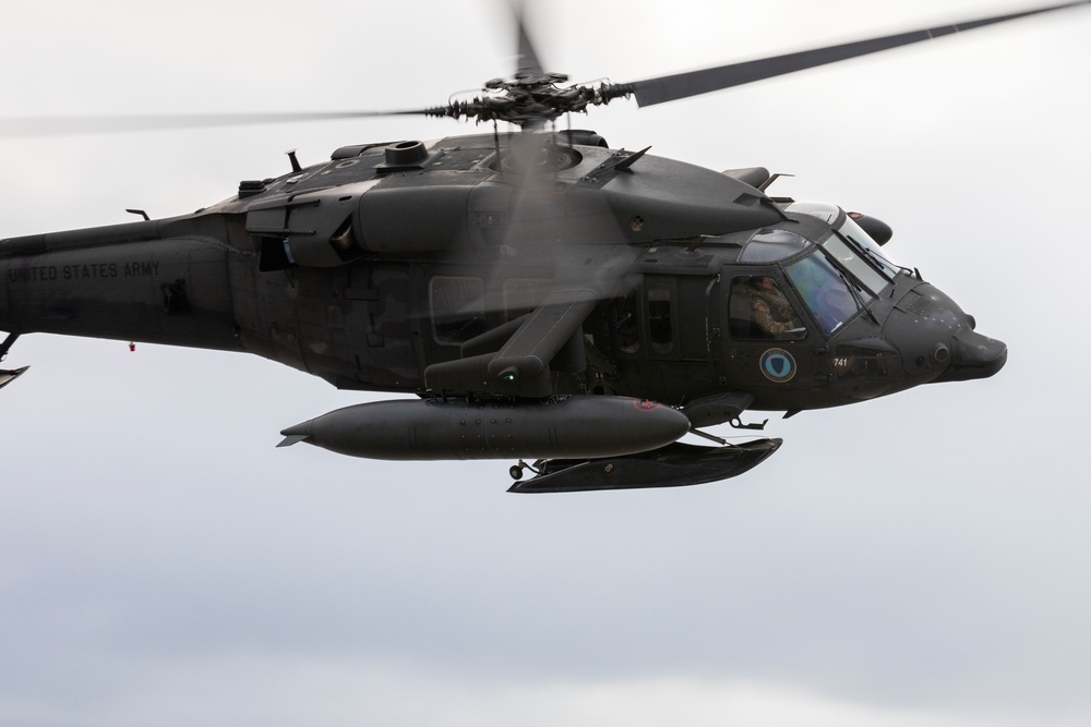 AKARNG Black Hawk aviators conduct flight operations out of Juneau