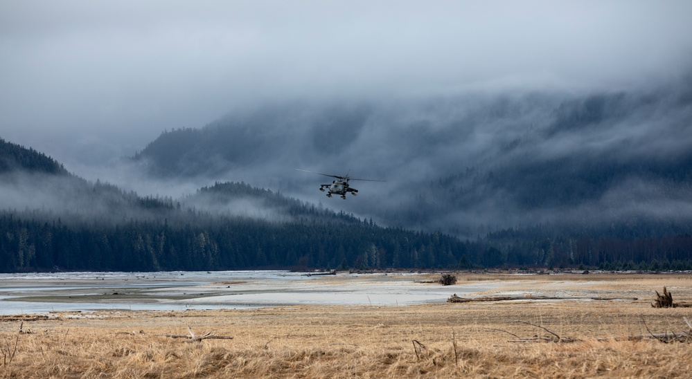 AKARNG Black Hawk aviators conduct flight operations out of Juneau