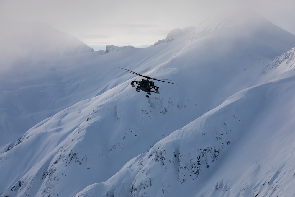 AKARNG Black Hawk aviators conduct flight operations out of Juneau