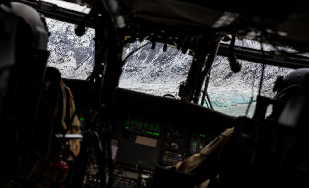 AKARNG Black Hawk aviators conduct flight operations out of Juneau