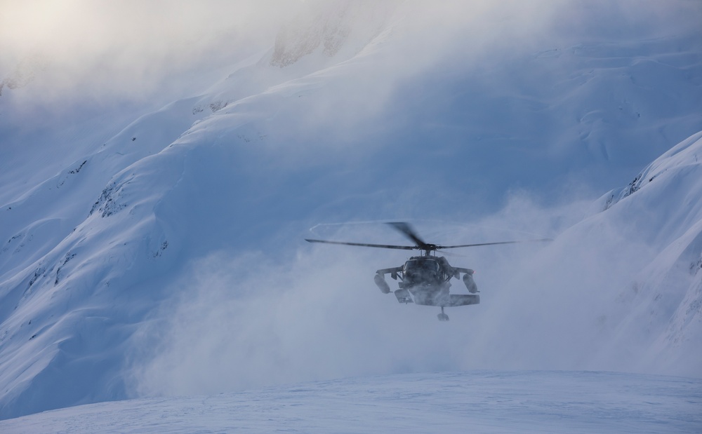 AKARNG Black Hawk aviators conduct flight operations out of Juneau