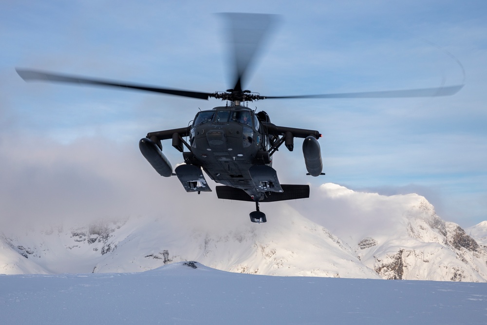 AKARNG Black Hawk aviators conduct flight operations out of Juneau