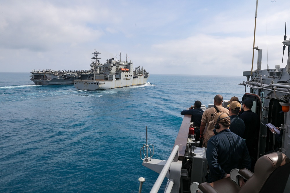 USS Princeton conducts routine operations as part of the Carl Vinson Carrier Strike Group