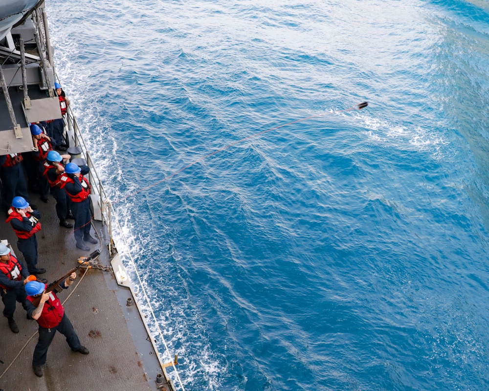 USS Princeton conducts routine operations as part of the Carl Vinson Carrier Strike Group