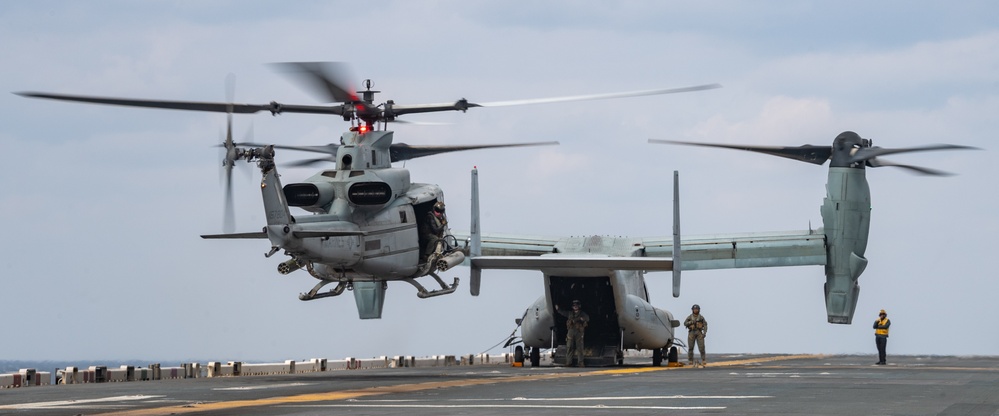 USS America (LHA 6) Conducts Flight Operations