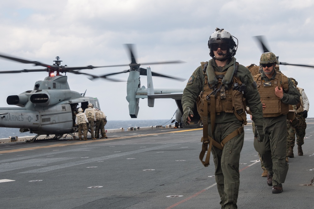 USS America (LHA 6) Conducts Flight Operations