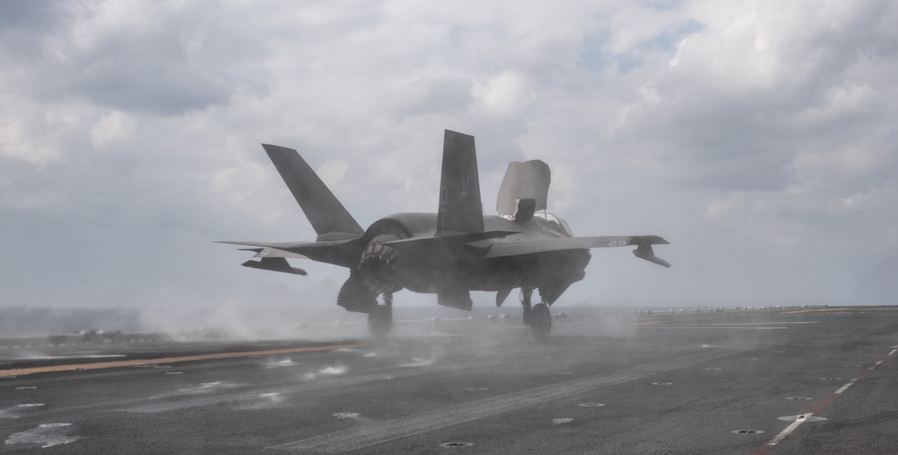 USS America (LHA 6) Conducts Flight Operations