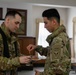 Chaplain Conducts Religious Service
