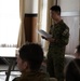 JGSDF Member Interprets During a Religious Service