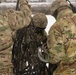 U.S. Army Soldiers Prepare a Cargo Net