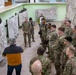 Soldiers tour the Romanian National History Museum