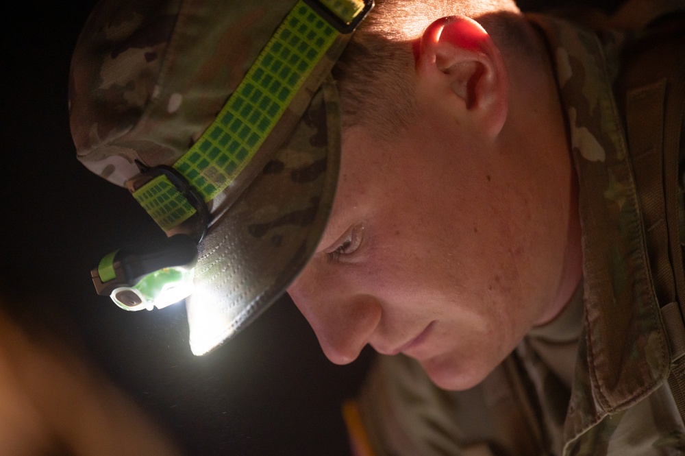 Best Warrior Competitors Take on Land Navigation