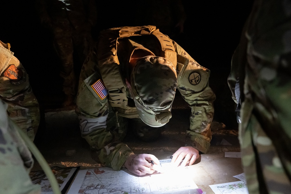 Best Warrior Competitors Take on Land Navigation