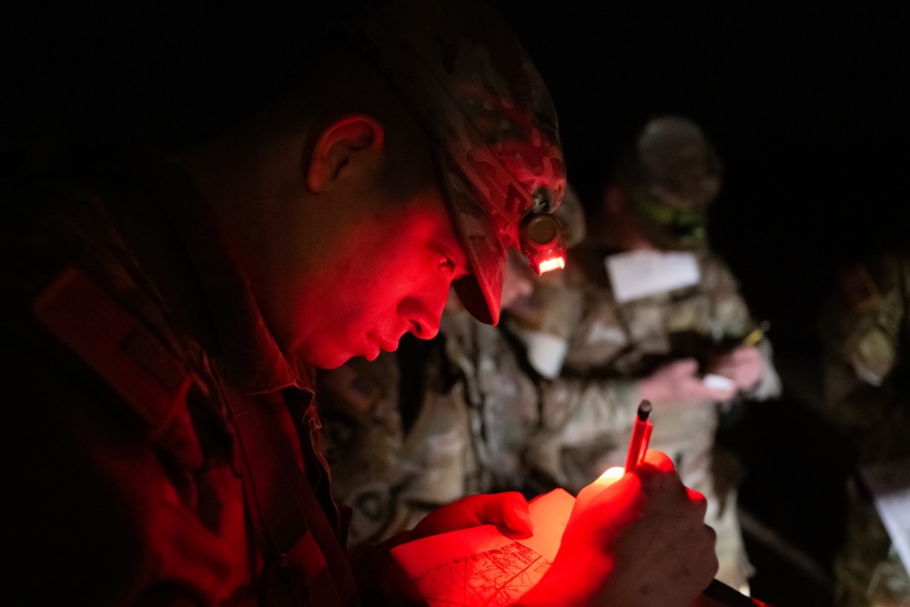 Best Warrior Competitors Take on Land Navigation