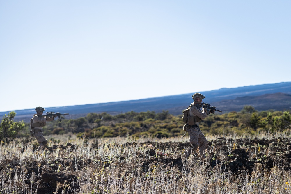 3d LCT Conducts Squad Attacks at Pohakuloa