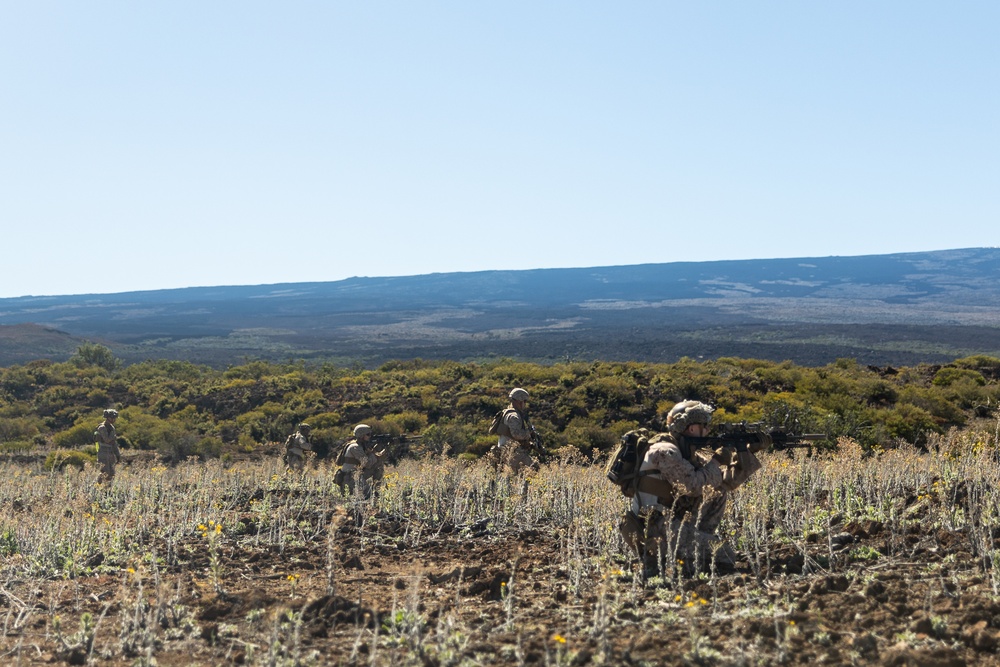 3d LCT Conducts Squad Attacks at Pohakuloa